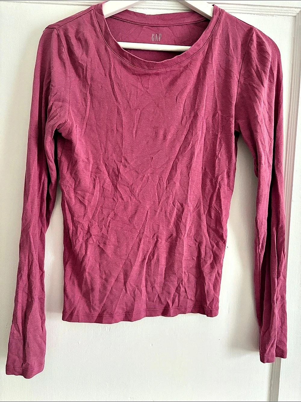 Gap Favorite Tee Long Sleeve Pink Size Small
